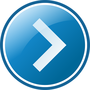 Blue Arrow Icon