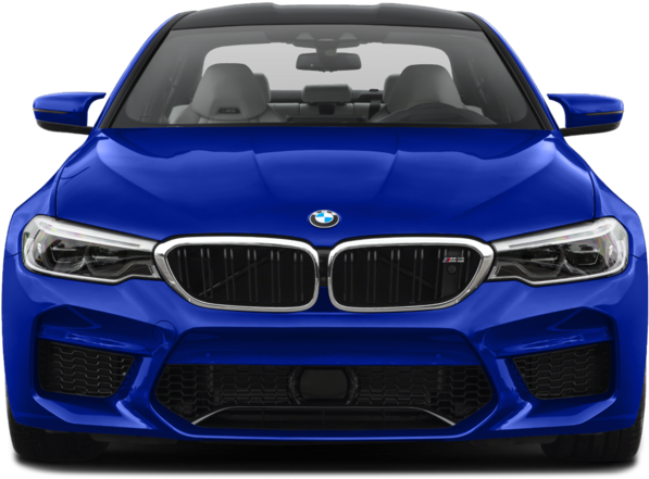 Blue B M W Front View