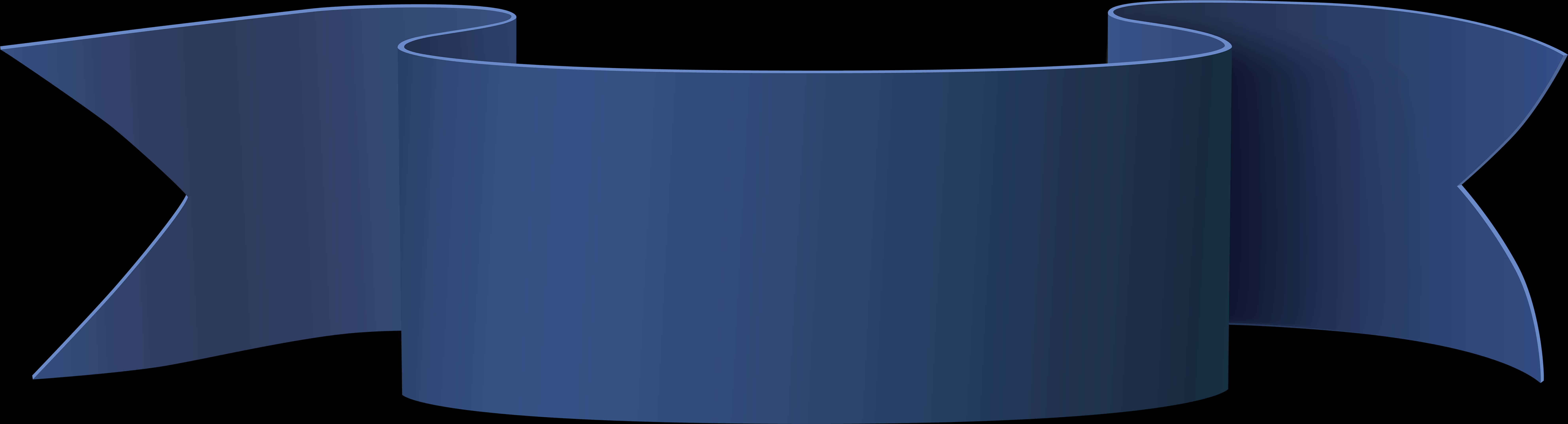 Blue Banner Ribbon Graphic