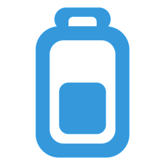 Blue Battery Icon