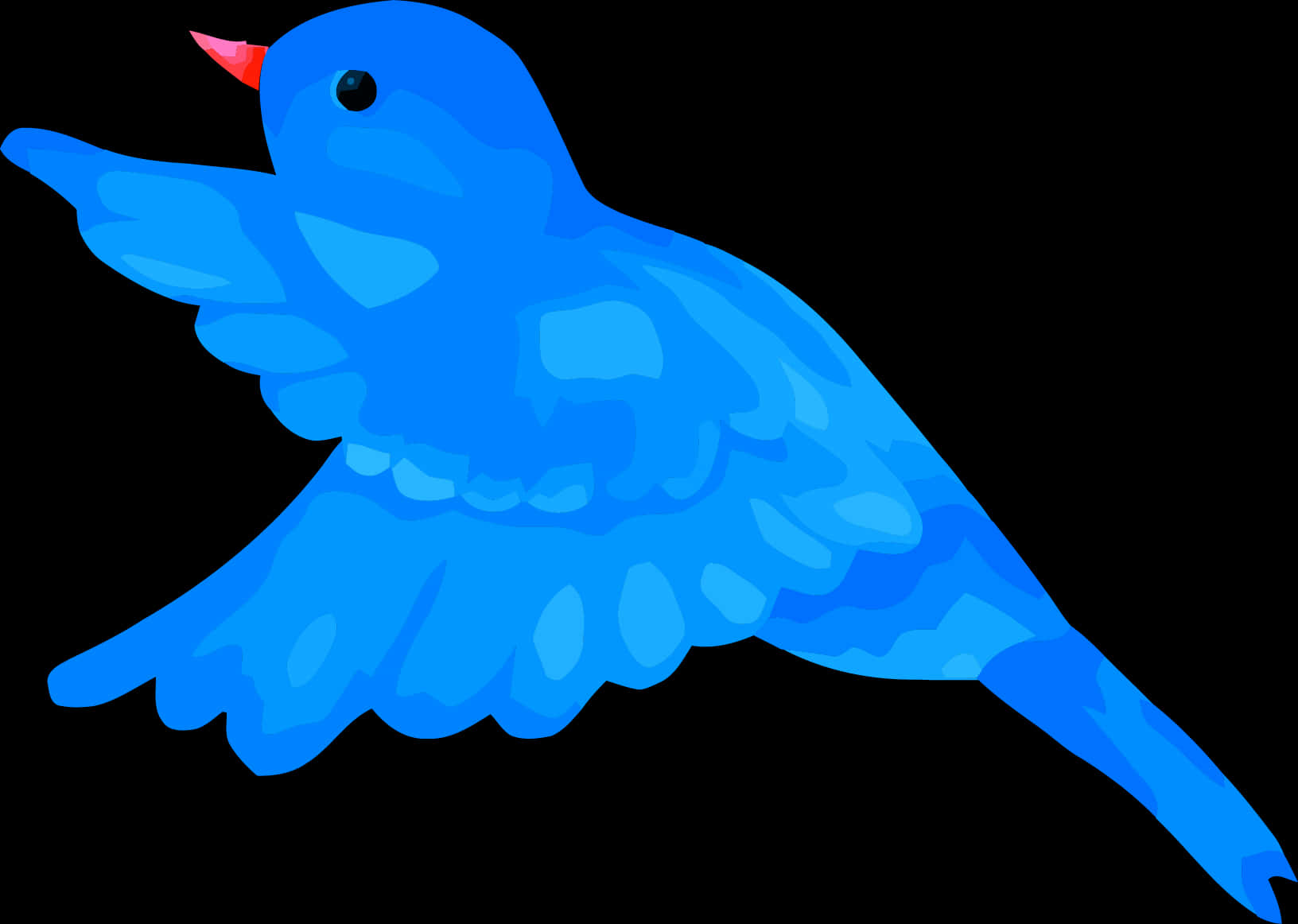 Blue Bird Illustration