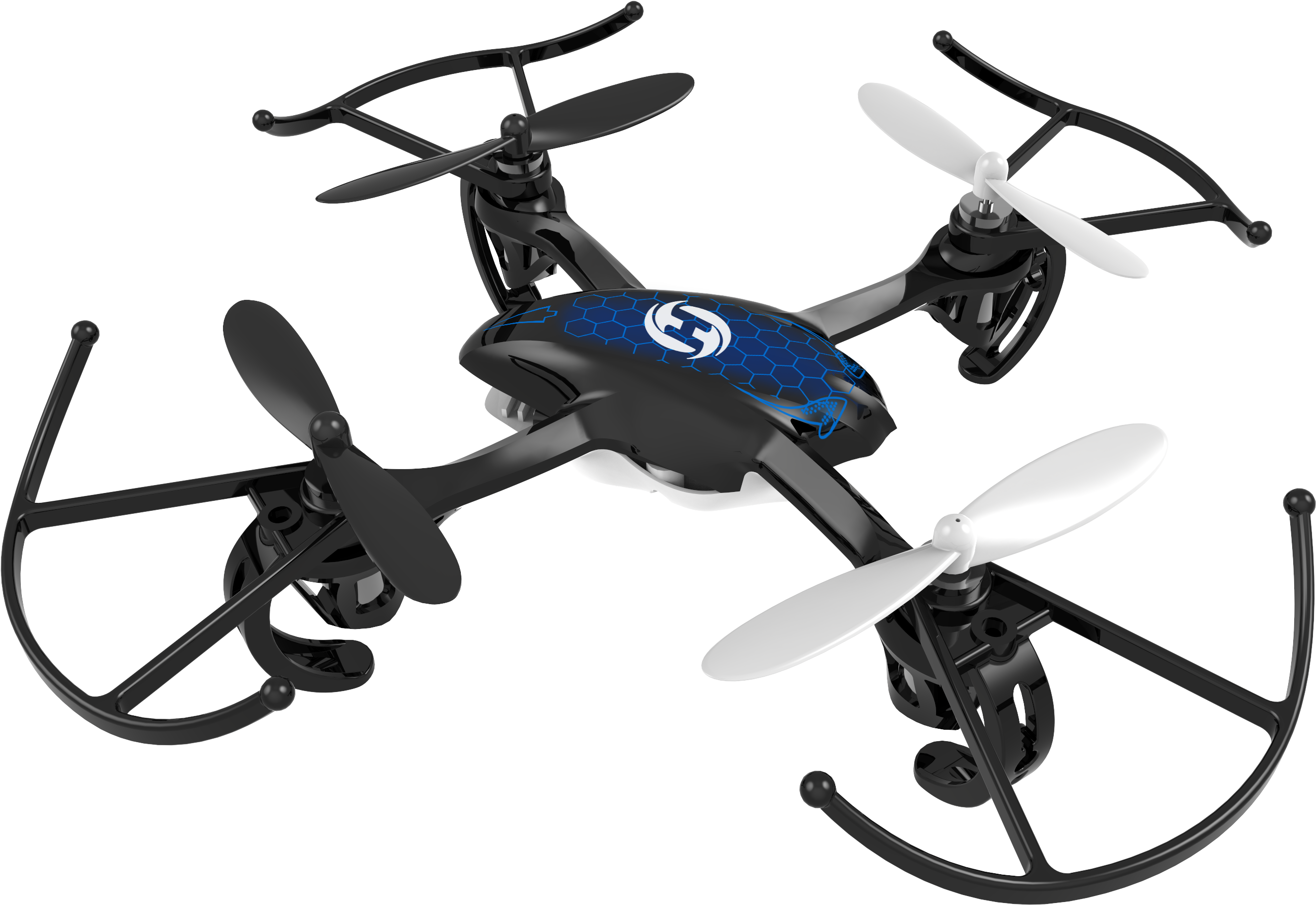 Blue Black Quadcopter Drone