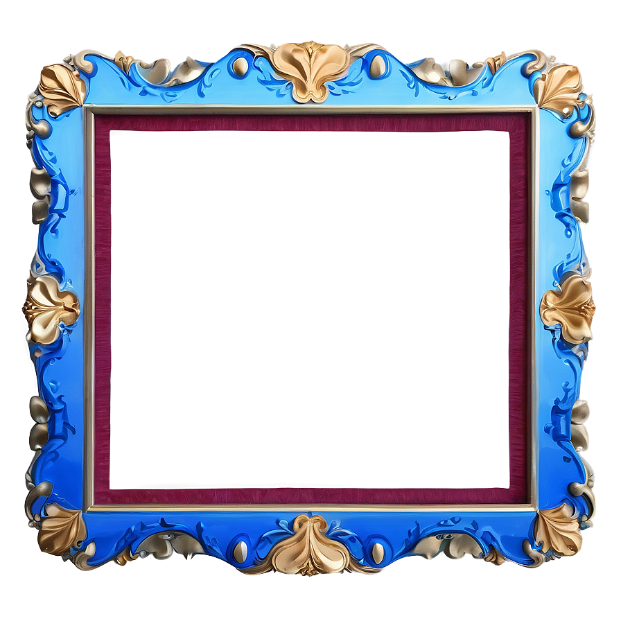 Blue Border Frame For Certificate Png Yeg