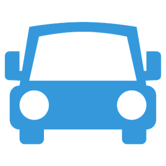 Blue Car Icon