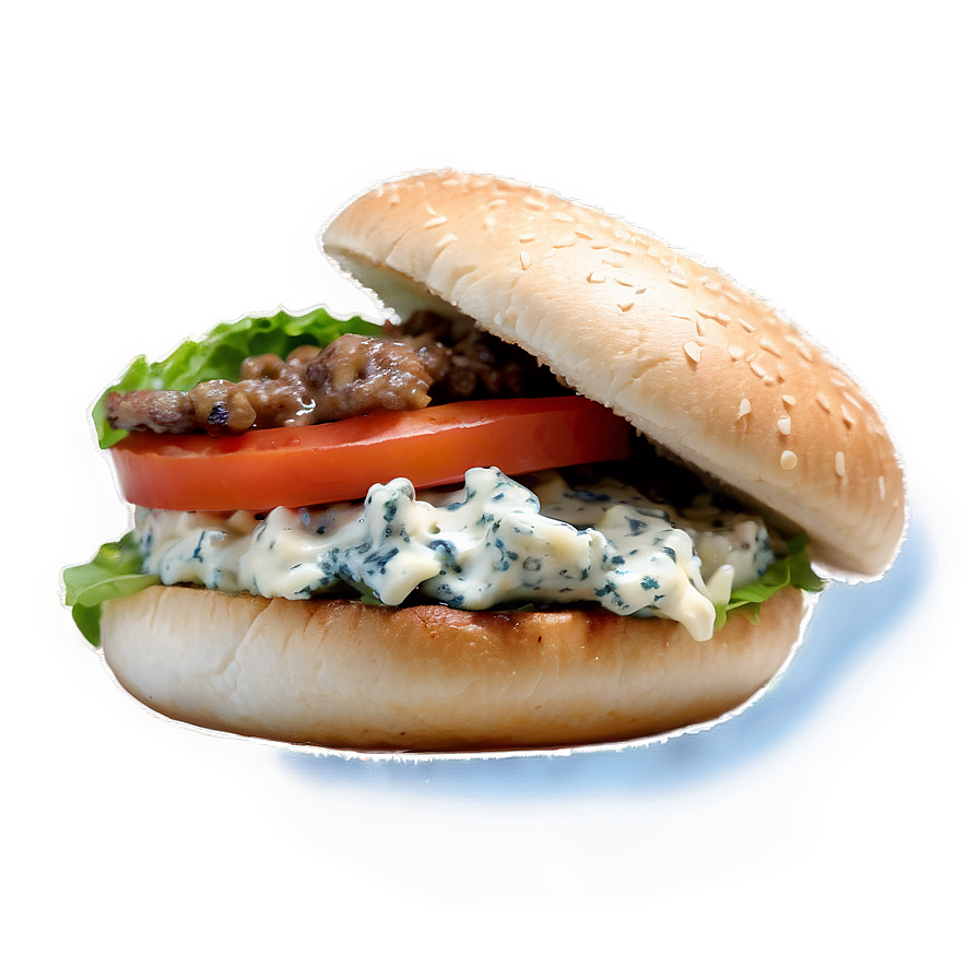 Blue Cheese Beef Burger Png Lui