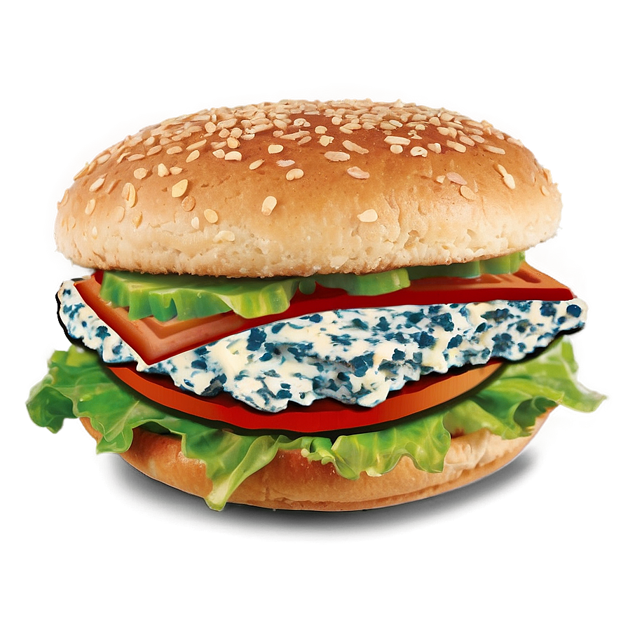 Blue Cheese Cheeseburger Png Gmo