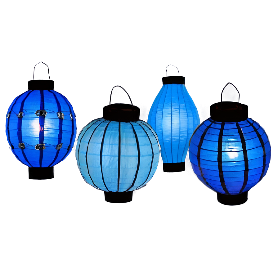 Blue Chinese Lantern Png Hyp95