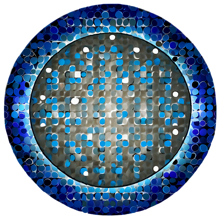 Blue Circle Pattern Png Sxk