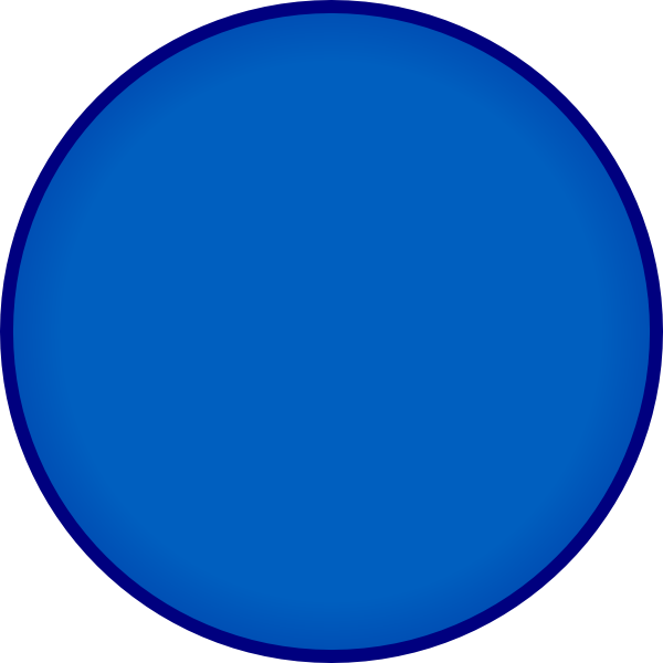 Blue Circle Simple Graphic