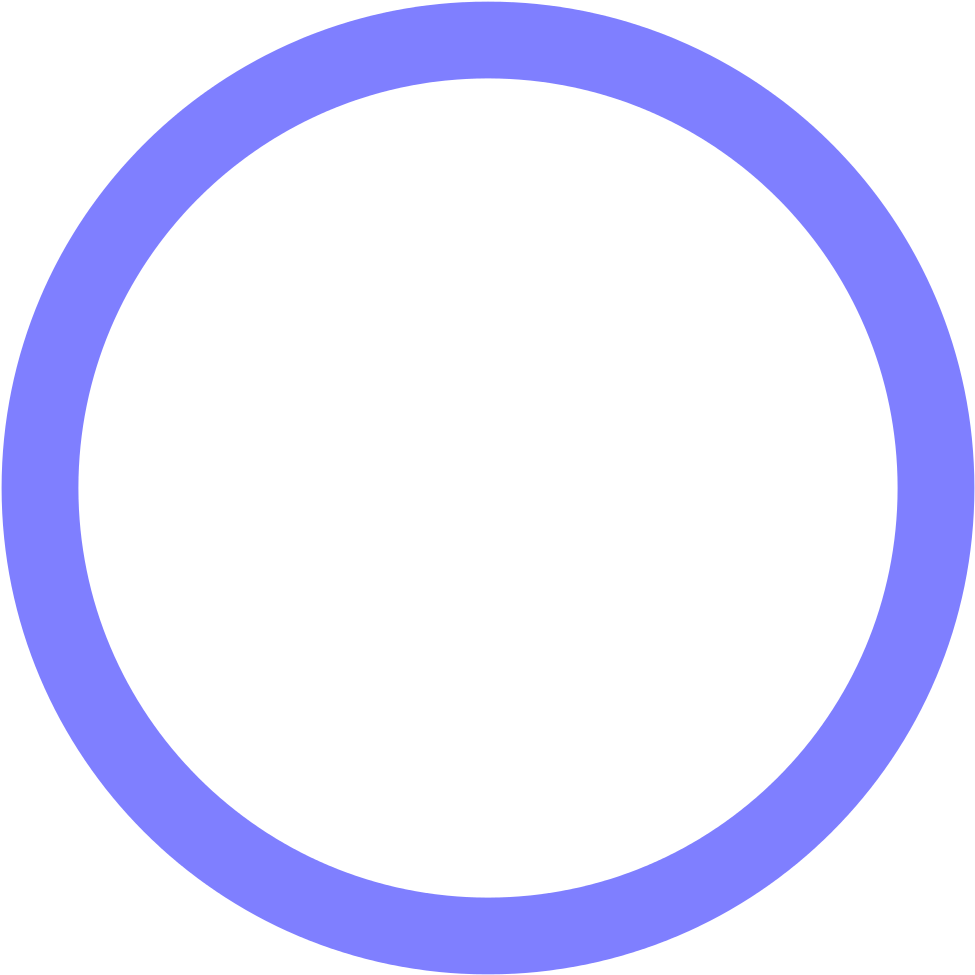 Blue Circle Simple Graphic