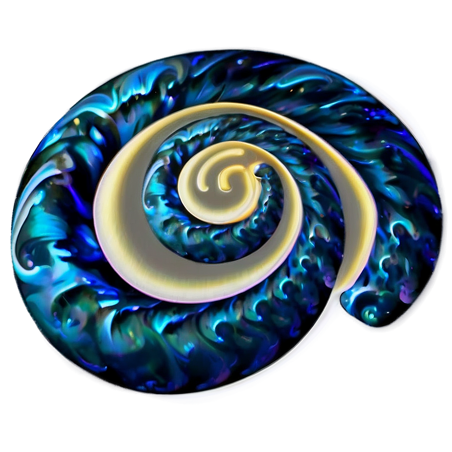 Blue Circle Swirl Png 29