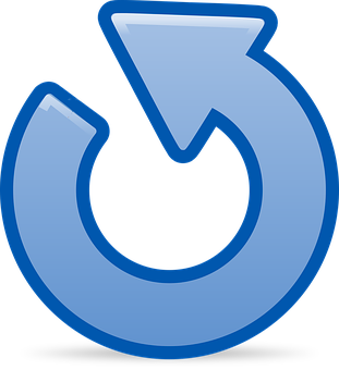 Blue_ Circular_ Arrow_ Icon