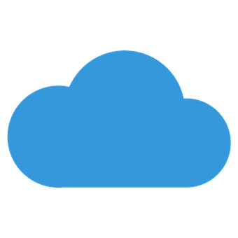 Blue Cloud Icon