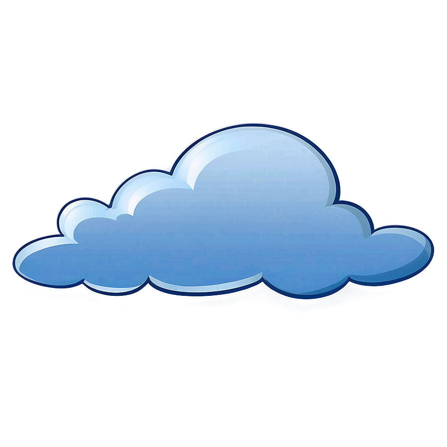 Blue Clouds Clipart Png Fow