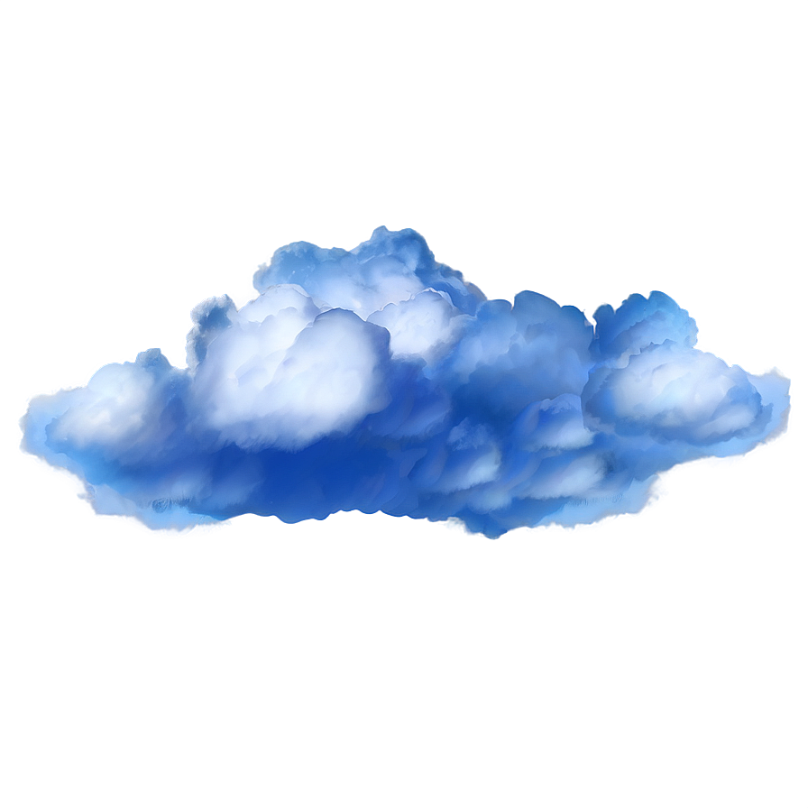 Blue Clouds For Background Design Png 6