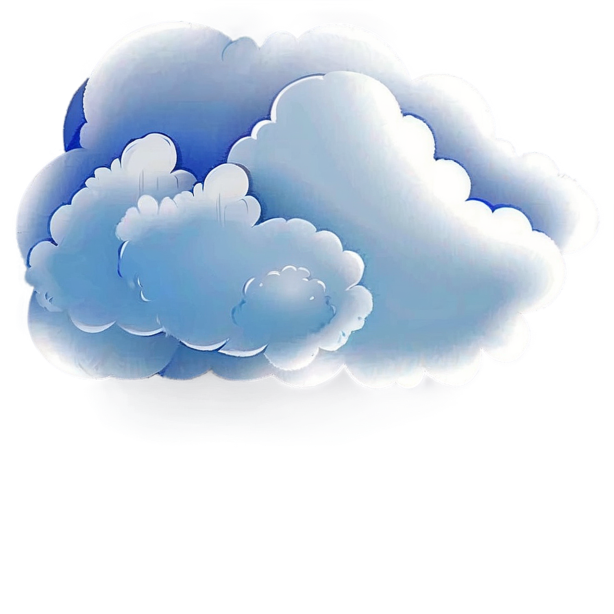 Blue Clouds For Background Design Png 86