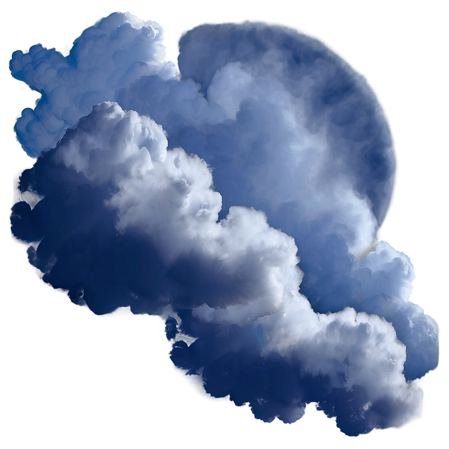 Blue Clouds For Design Png 06202024