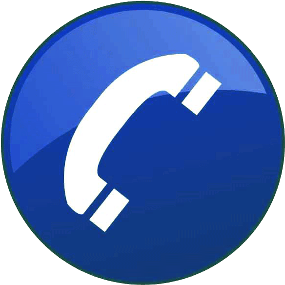 Blue Contact Icon