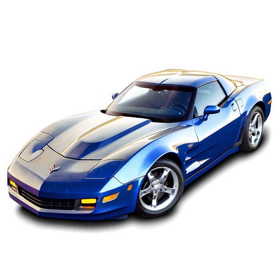 Blue Corvette Png Uun