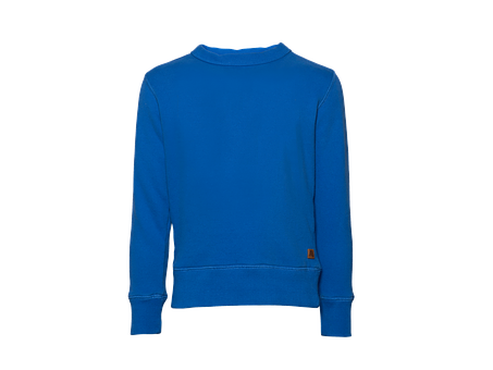 Blue Crewneck Sweater Black Background