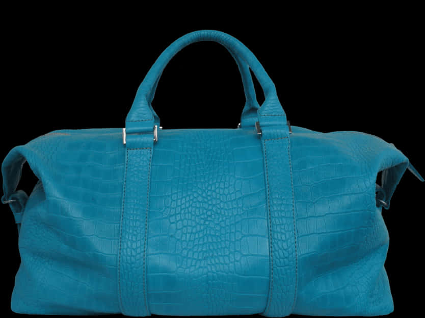 Blue Crocodile Texture Ladies Handbag