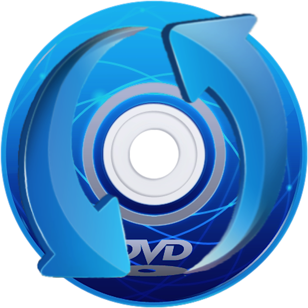 Blue D V D Recycle Icon