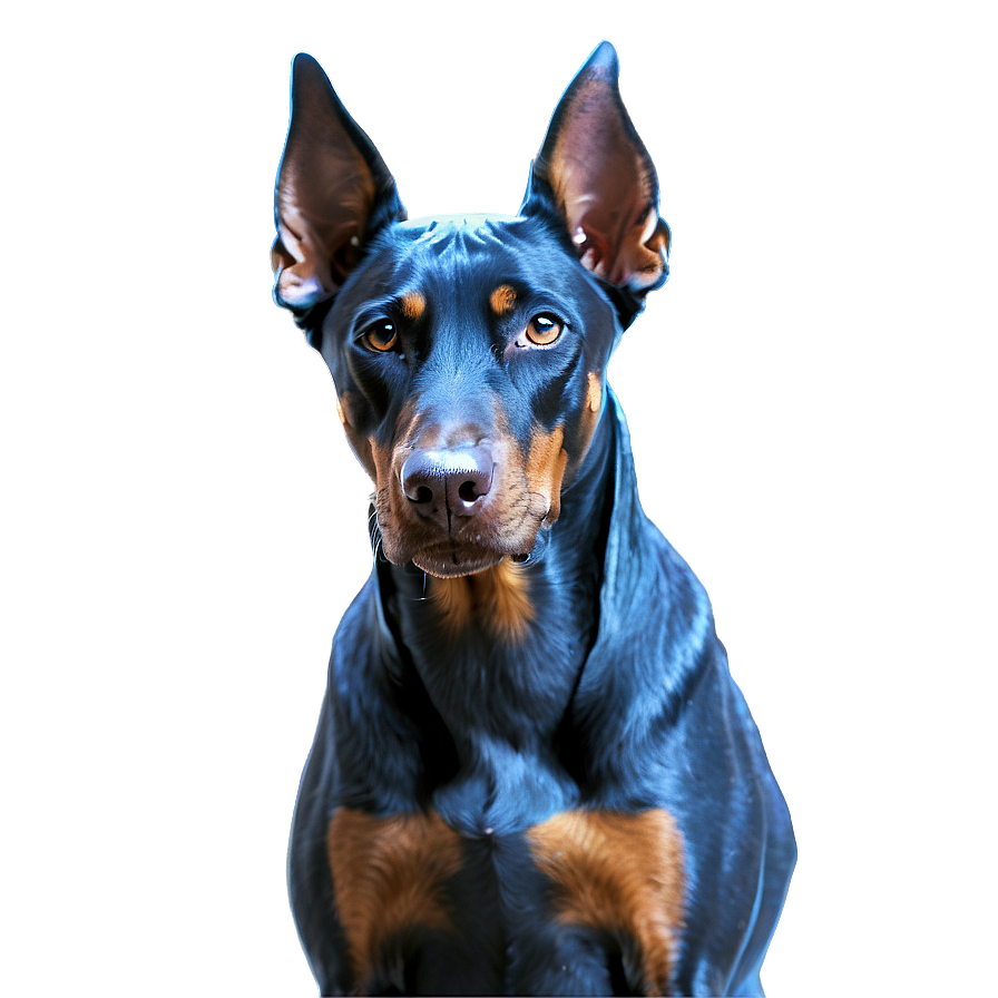 Blue Doberman Png 06252024