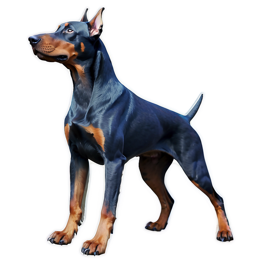 Blue Doberman Png Fxh