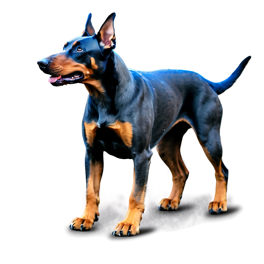 Blue Doberman Png Qcj