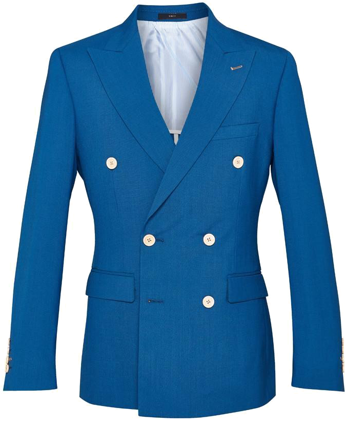 Blue Double Breasted Blazer