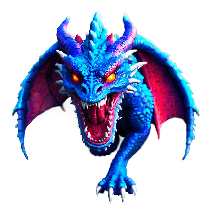 Blue Dragon Glowing Eyes Png Sop84