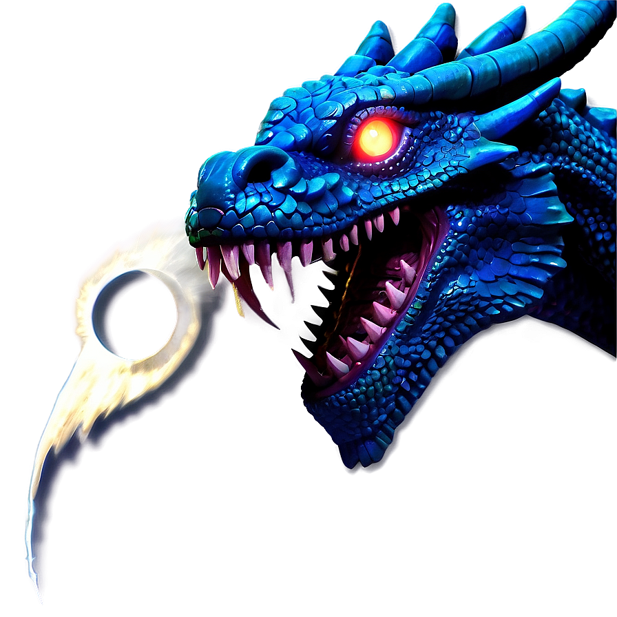 Blue Dragon Glowing Eyes Png Wnu