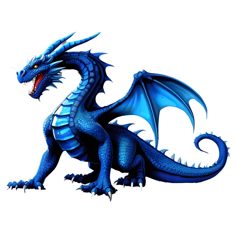 Blue Dragon Illustration Png 89