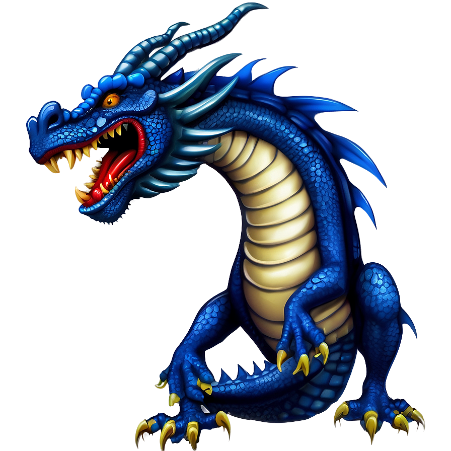 Blue Dragon Illustration Png Fcv