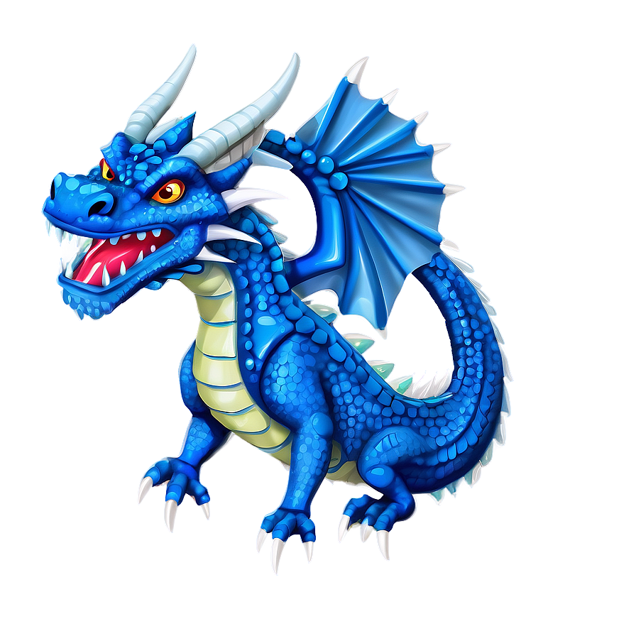 Blue Dragon Illustration Png Ink