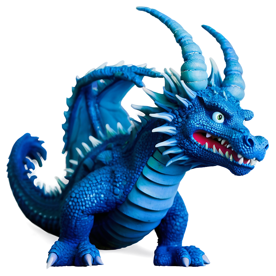 Blue Dragon In Mist Png 76