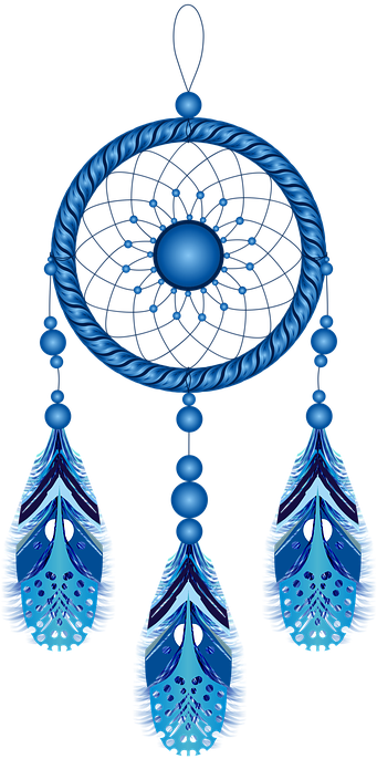 Blue Dreamcatcher Graphic