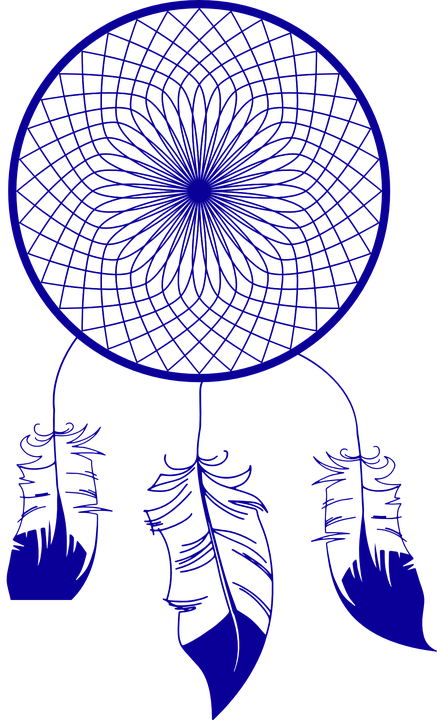 Blue Dreamcatcher Graphic