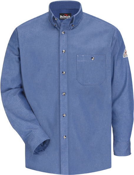 Blue Dress Shirt Professional Apparel