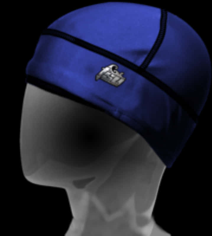 Blue Durag Mannequin Head