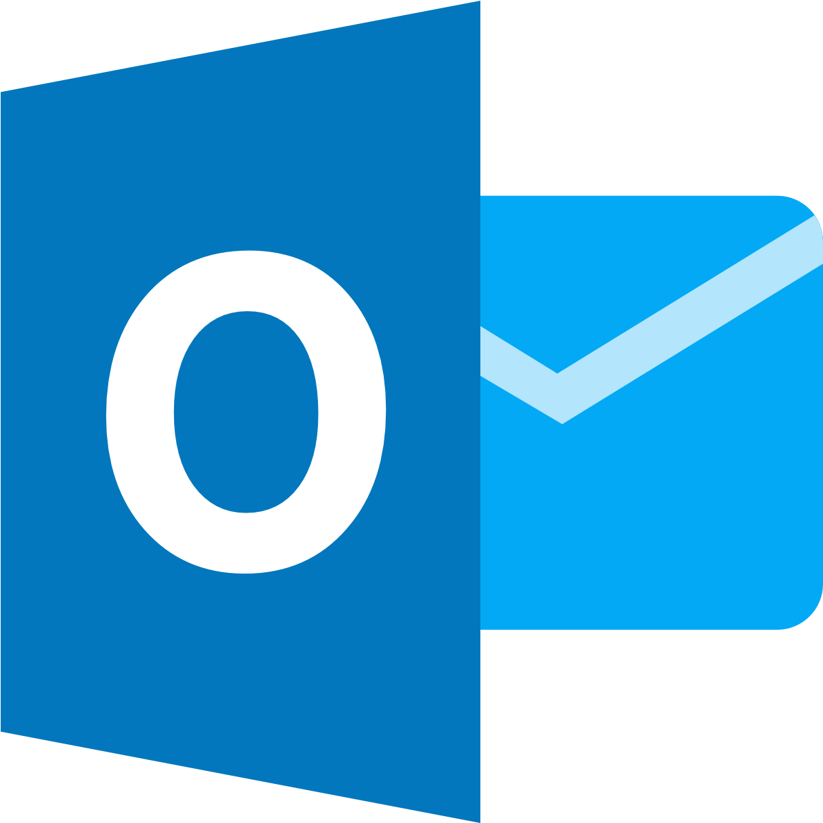 Blue Email Icon Graphic