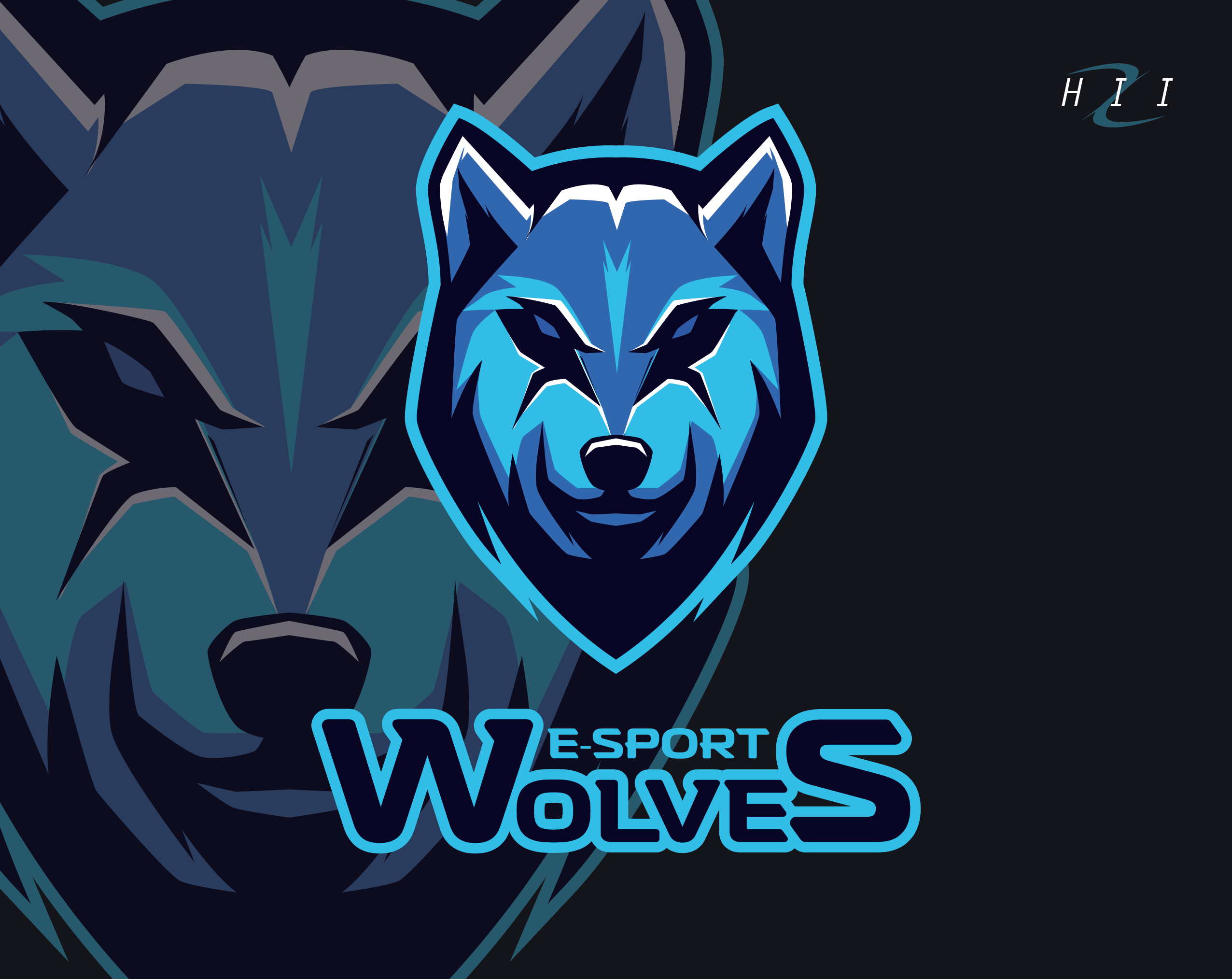 Blue Esports Wolf Logo