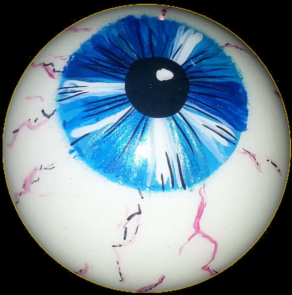 Blue Eyeball Closeup