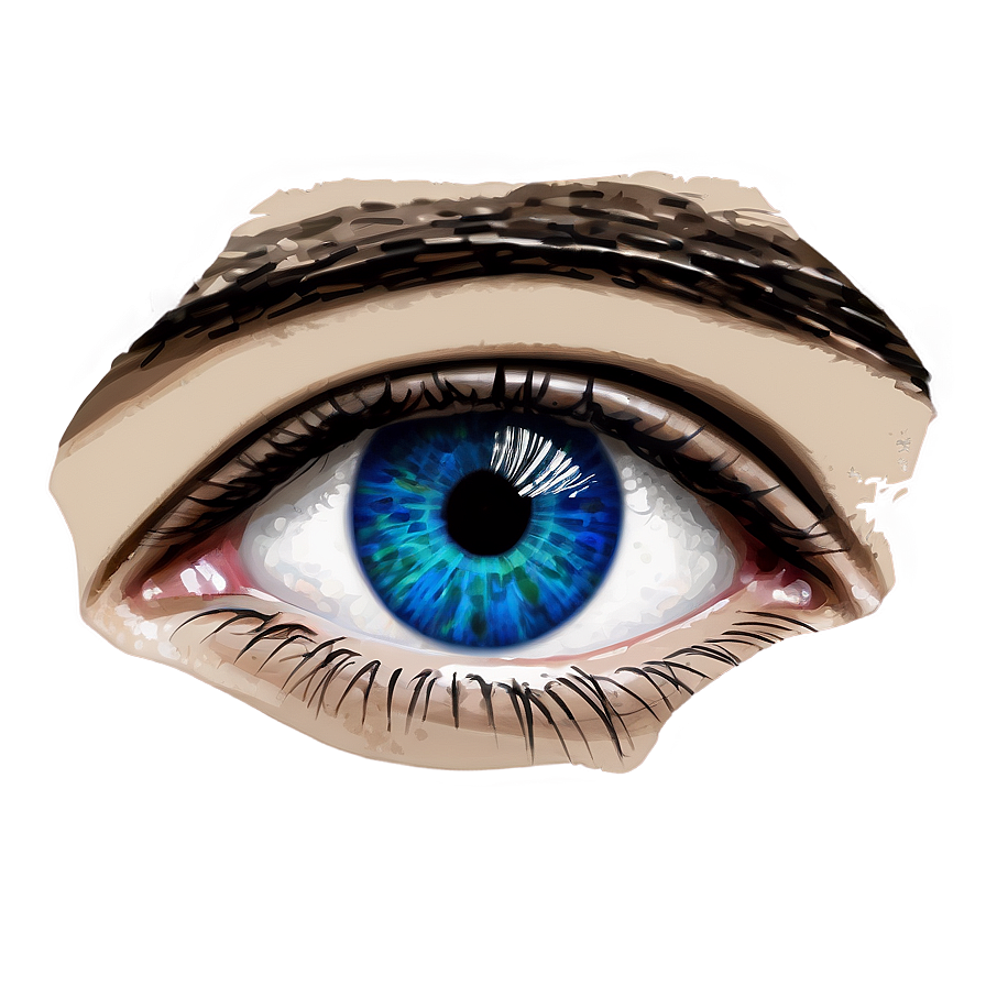 Blue Eyes Digital Art Png 27