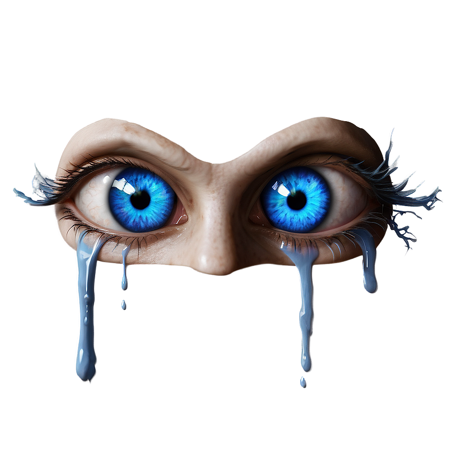 Blue Eyes Horror Png 06122024