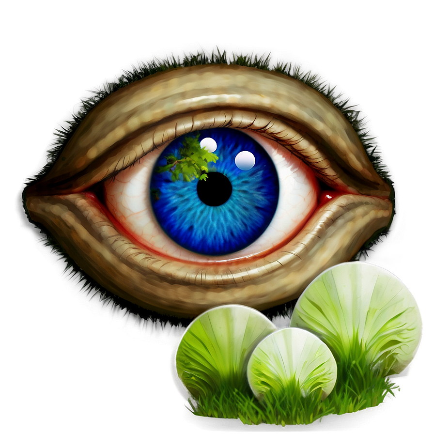 Blue Eyes In Nature Png Idh