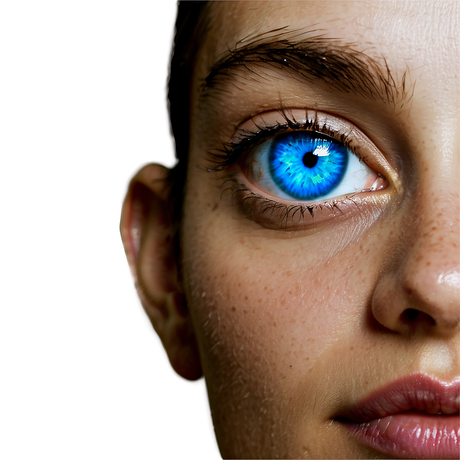 Blue Eyes In The Night Png 88