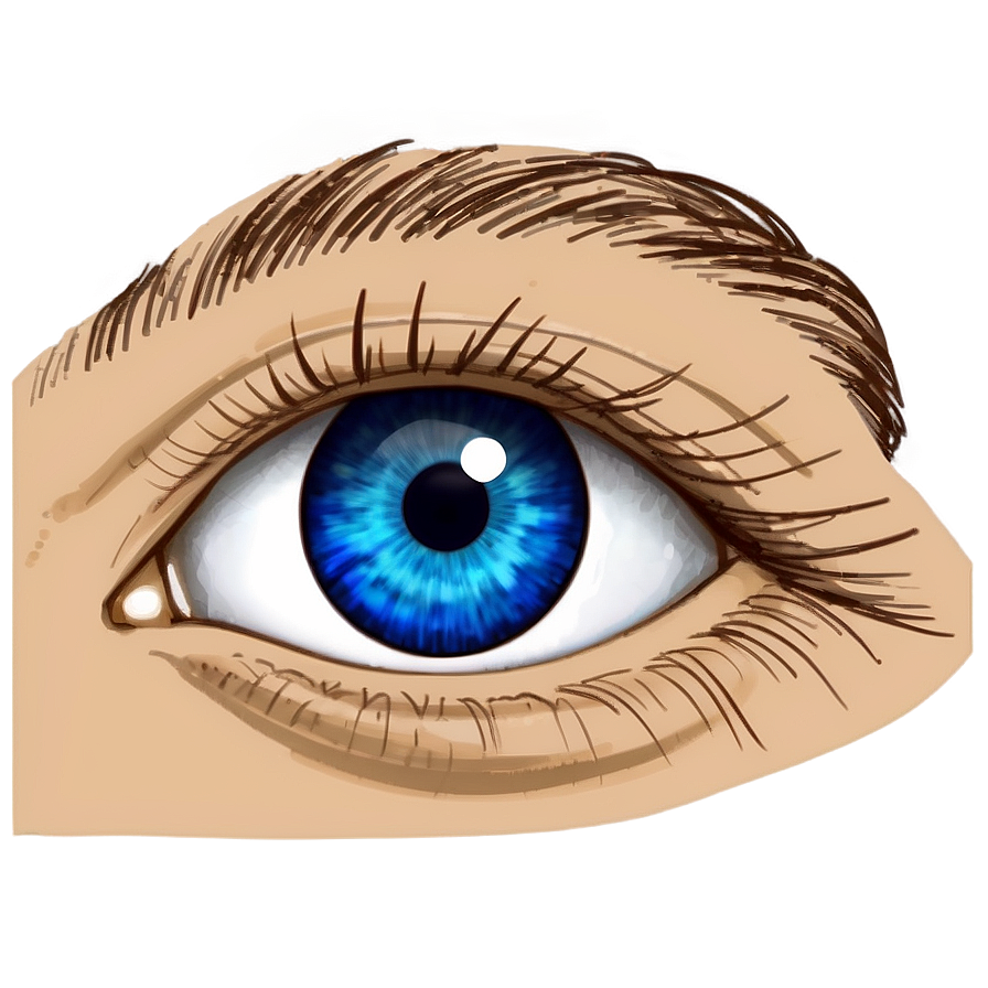 Blue Eyes Sketch Png Mba