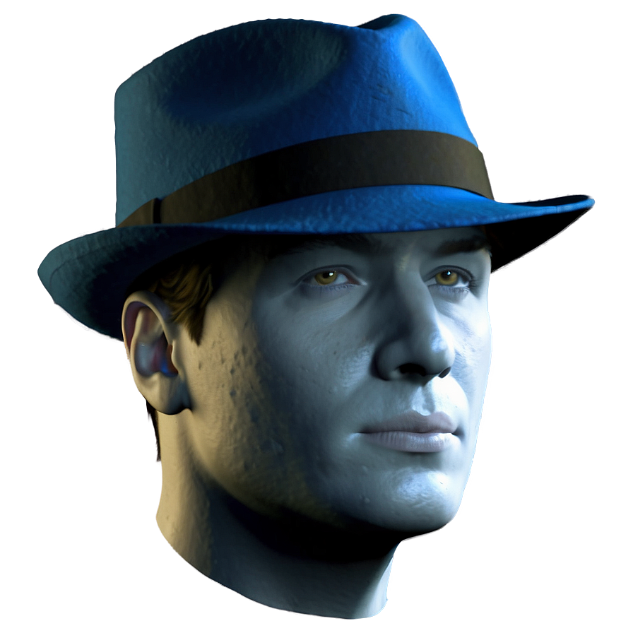 Blue Fedora Png 53