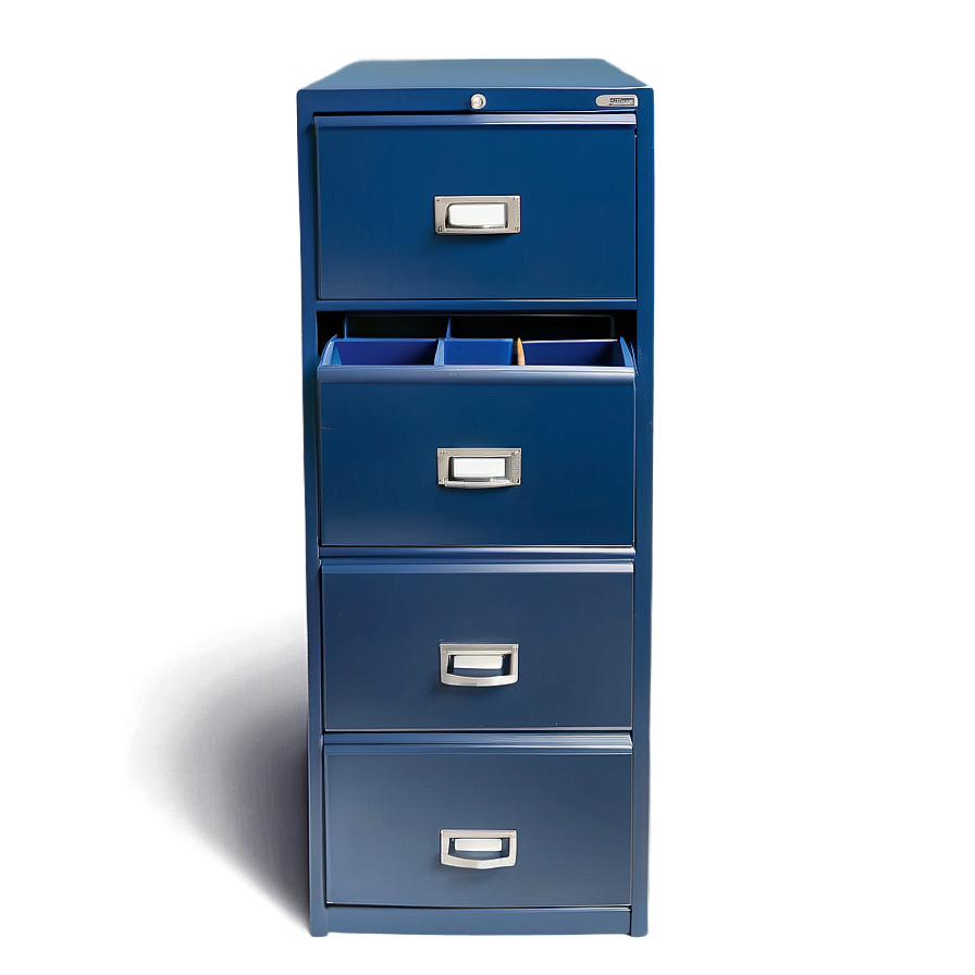 Blue Filing Cabinet Png 36